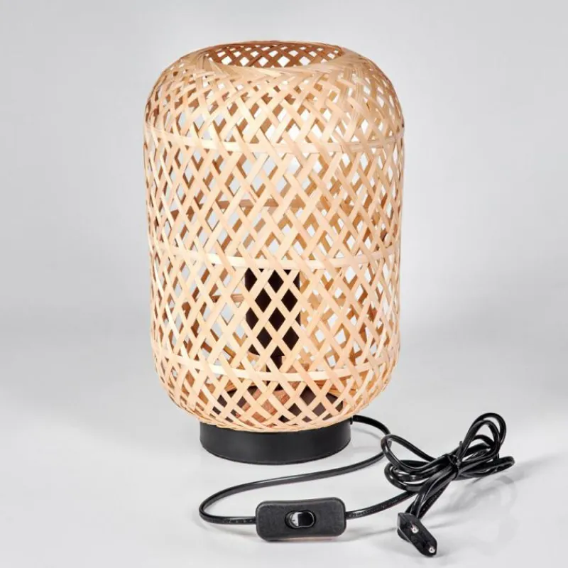 Luminaires Scandinaves-hofstein Lampe de table Bauro Écru, Noir, 1 lumière