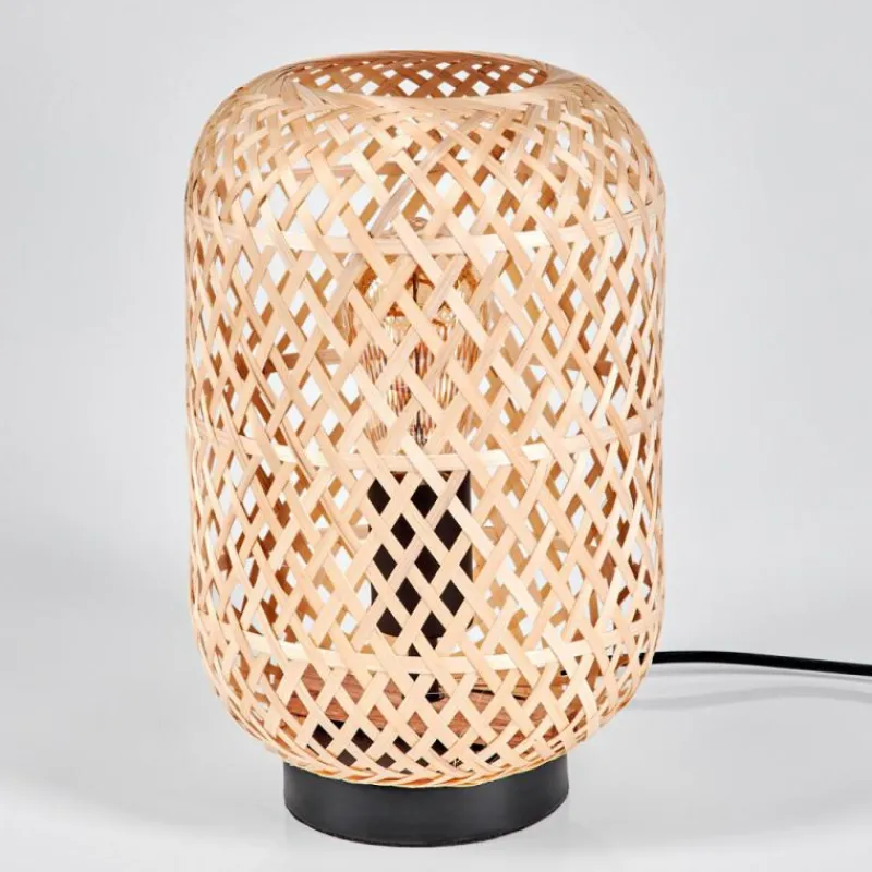 Luminaires Scandinaves-hofstein Lampe de table Bauro Écru, Noir, 1 lumière