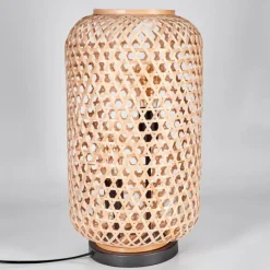 Luminaires Scandinaves-hofstein Lampe de table Bauro Écru, Noir, 2 lumières