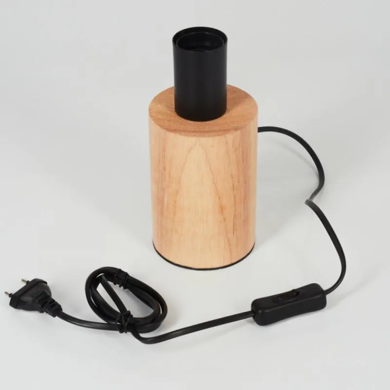 Luminaires Scandinaves-hofstein Lampe de table Beccar Écru, Noir, 1 lumière