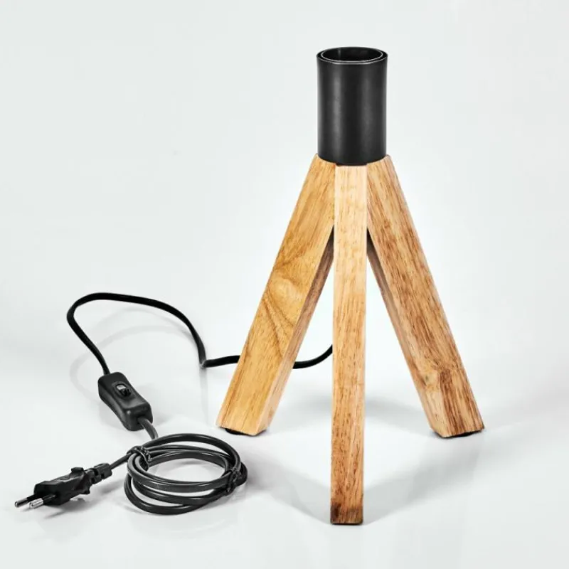 Luminaires Scandinaves-hofstein Lampe de table Beccar Écru, Noir, 1 lumière