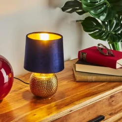 Lampes En Tissu-hofstein Lampe de table Beddie Or, 1 lumière