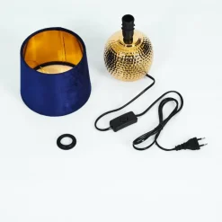 Lampes En Tissu-hofstein Lampe de table Beddie Or, 1 lumière