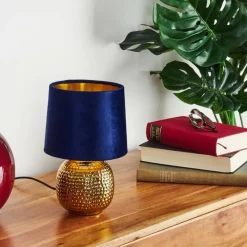 Lampes En Tissu-hofstein Lampe de table Beddie Or, 1 lumière