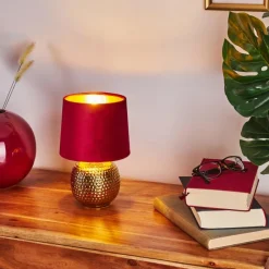 Lampes En Tissu-hofstein Lampe de table Beddie Or, 1 lumière