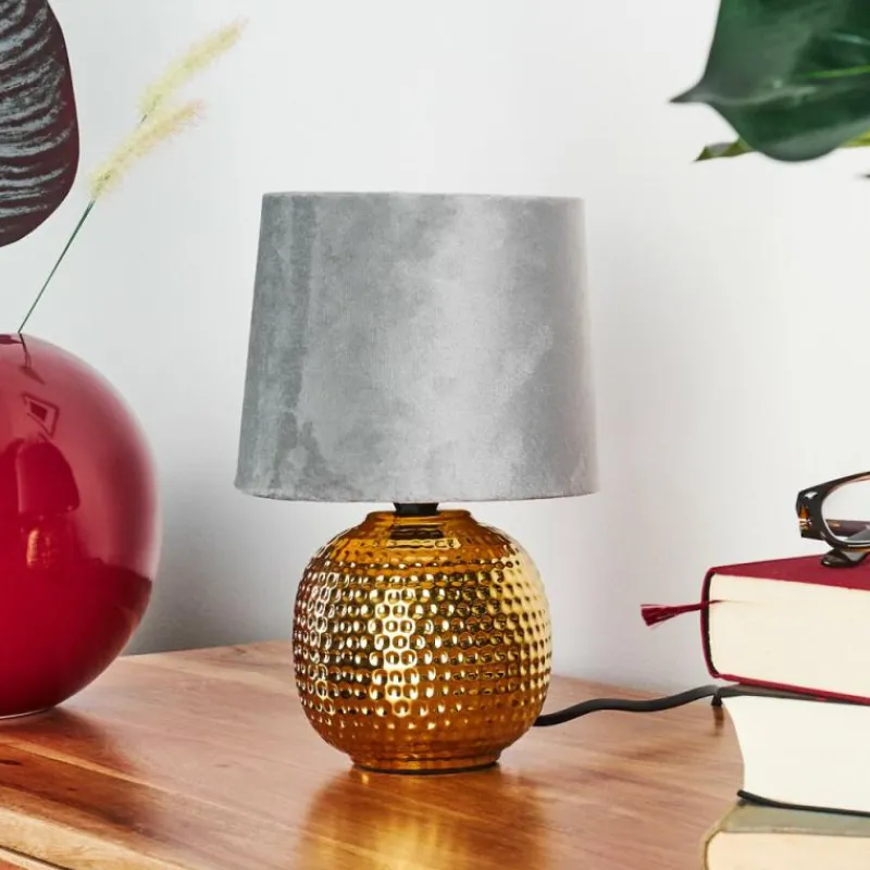 Lampes En Tissu-hofstein Lampe de table Beddie Or, 1 lumière