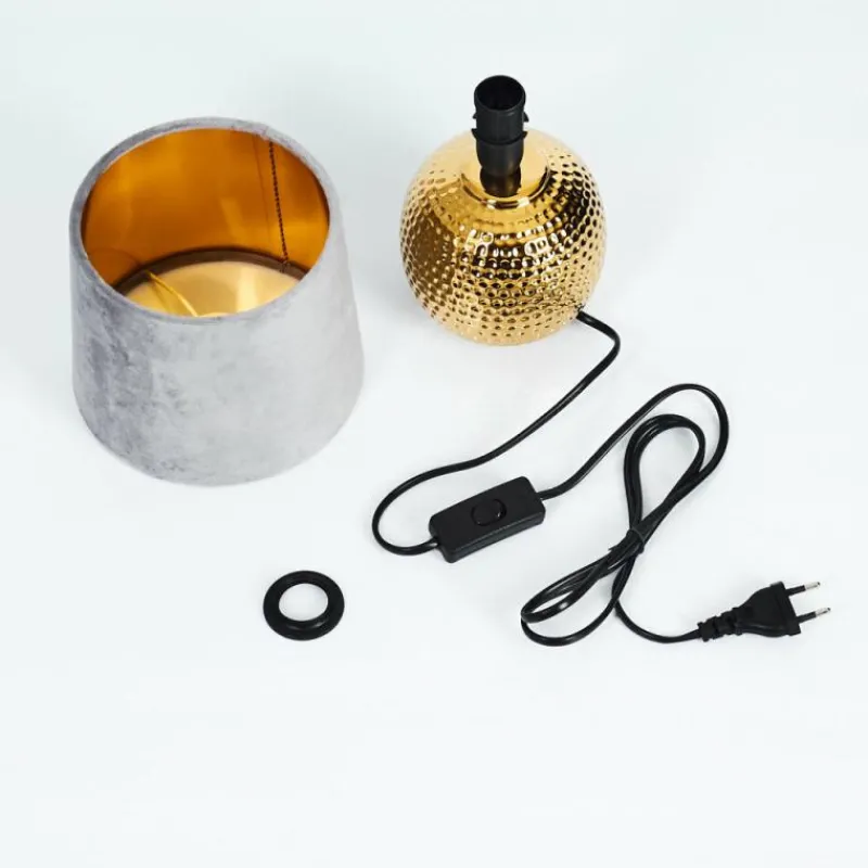 Lampes En Tissu-hofstein Lampe de table Beddie Or, 1 lumière