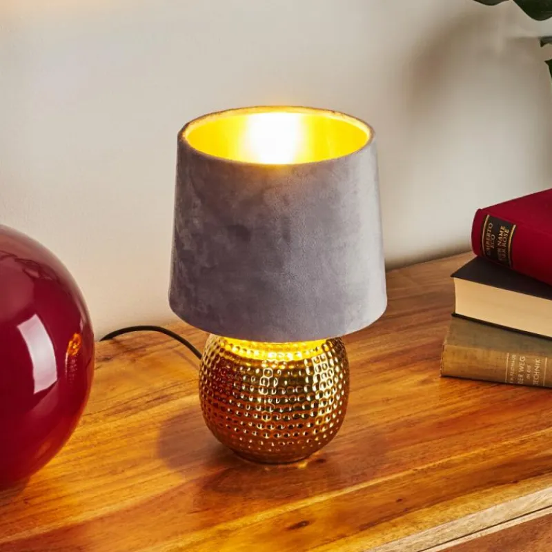 Lampes En Tissu-hofstein Lampe de table Beddie Or, 1 lumière