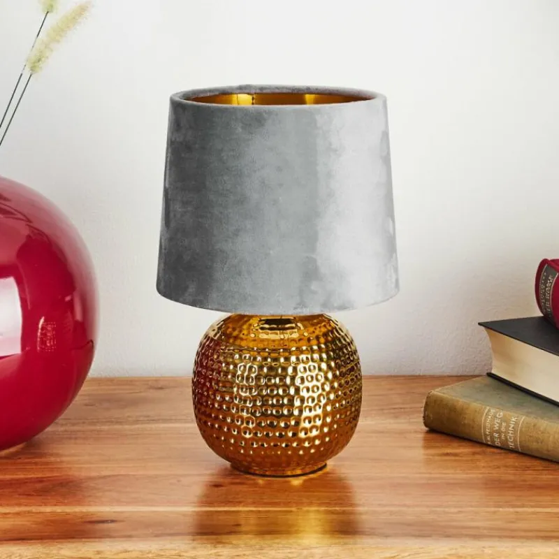 Lampes En Tissu-hofstein Lampe de table Beddie Or, 1 lumière