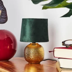 Lampes En Tissu-hofstein Lampe de table Beddie Or, 1 lumière