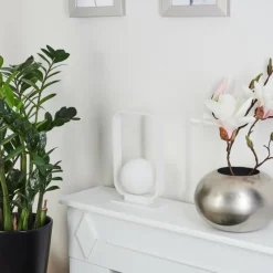 hofstein Lampe de table Beland Blanc, 1 lumière