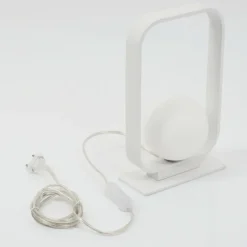 hofstein Lampe de table Beland Blanc, 1 lumière