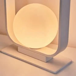 hofstein Lampe de table Beland Blanc, 1 lumière