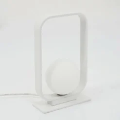 hofstein Lampe de table Beland Blanc, 1 lumière