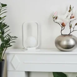 hofstein Lampe de table Beland Blanc, 1 lumière