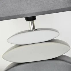 Lampes En Tissu-hofstein Lampe de table Berghamn Anthracite, Gris, 1 lumière