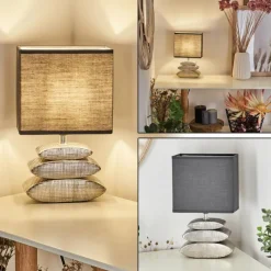 Lampes En Tissu-hofstein Lampe de table Berghamn Chrome, 1 lumière