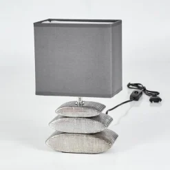 Lampes En Tissu-hofstein Lampe de table Berghamn Chrome, 1 lumière