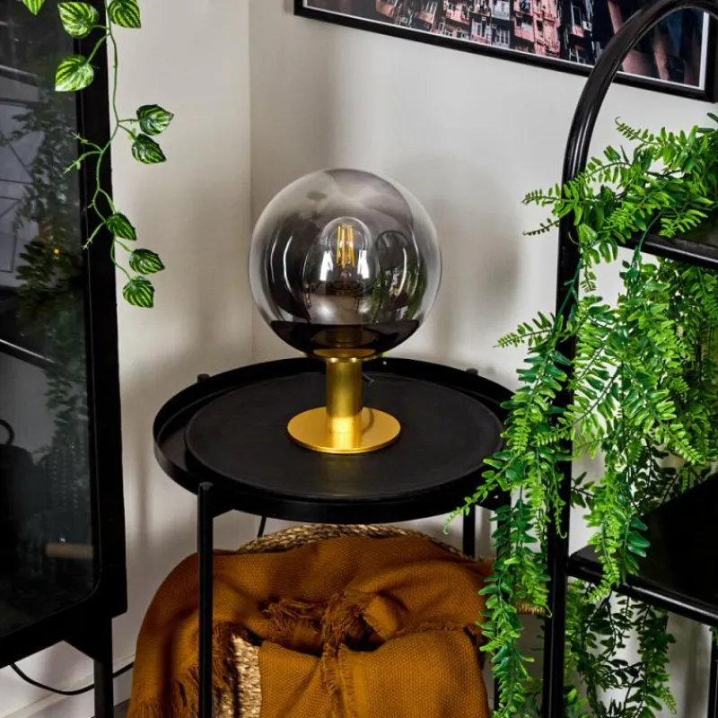 Lampes Dorées-hofstein Lampe de table Berle Or, 1 lumière