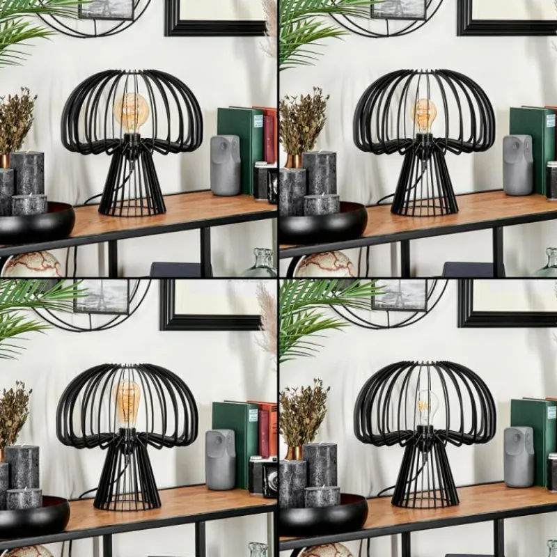 Lampes Industrielles-hofstein Lampe de table Berne Noir, 1 lumière