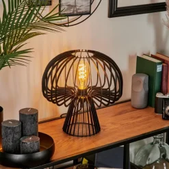 Lampes Industrielles-hofstein Lampe de table Berne Noir, 1 lumière