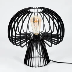 Lampes Industrielles-hofstein Lampe de table Berne Noir, 1 lumière