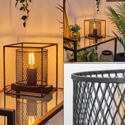 Lampes Industrielles-hofstein Lampe de table Bettaix Noir, 1 lumière