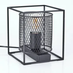 Lampes Industrielles-hofstein Lampe de table Bettaix Noir, 1 lumière