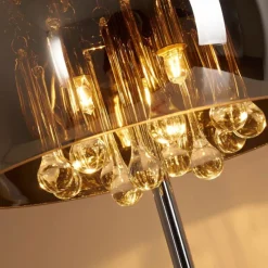 hofstein Lampe de table Blacklick Chrome, 3 lumières