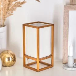 Lampes En Tissu-hofstein Lampe de table Blandin Écru, 1 lumière