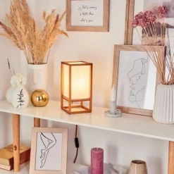 Lampes En Tissu-hofstein Lampe de table Blandin Écru, 1 lumière