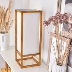 Lampes En Tissu-hofstein Lampe de table Blandin Écru, 1 lumière