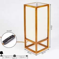 Lampes En Tissu-hofstein Lampe de table Blandin Écru, 1 lumière