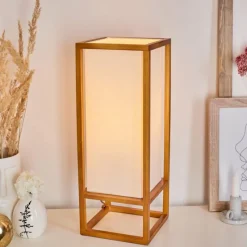 Lampes En Tissu-hofstein Lampe de table Blandin Écru, 1 lumière