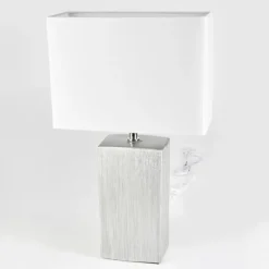 Lampes En Tissu-hofstein Lampe de table Boldrarias Chrome, Argenté, 1 lumière