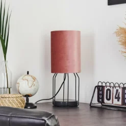 hofstein Lampe de table Bornalle Noir, 1 lumière* Lampes À Poser