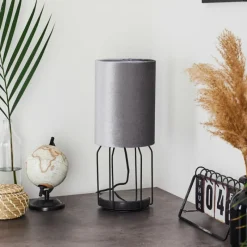 hofstein Lampe de table Bornalle Noir, 1 lumière* Lampes À Poser