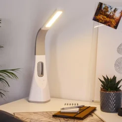 hofstein Lampe de table Bratislava LED Blanc, 1 lumière