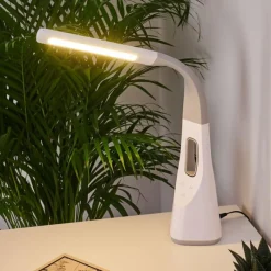 hofstein Lampe de table Bratislava LED Blanc, 1 lumière