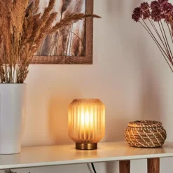 hofstein Lampe de table Briel Laiton, 1 lumière