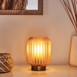 hofstein Lampe de table Briel Laiton, 1 lumière