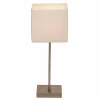 Lampes En Tissu-Luminaires Brilliant Lampe de table Brilliant Aglae Blanc, 1 lumière