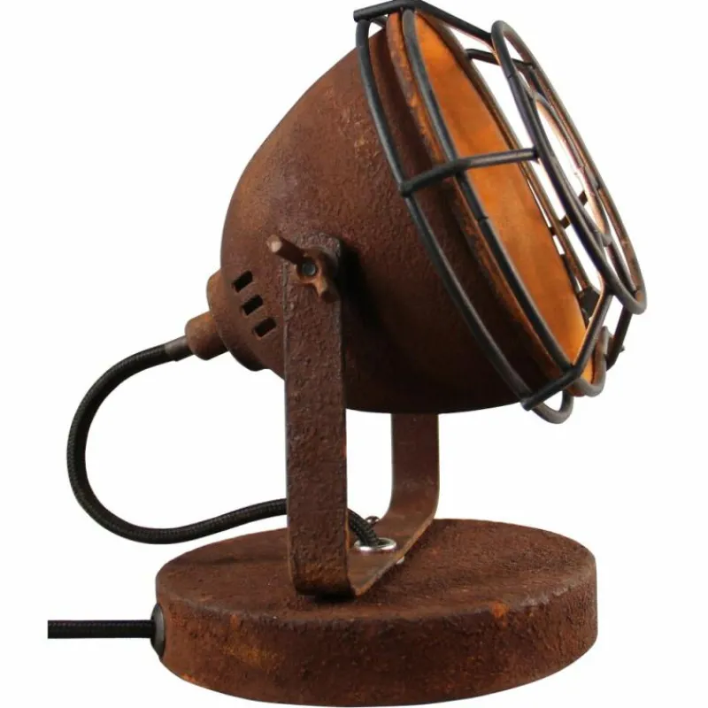 Lampes Industrielles-Luminaires Brilliant Lampe de table Brilliant Carmen Rouille, 1 lumière