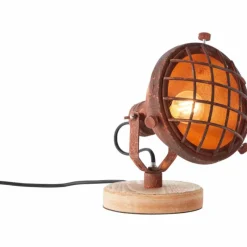 Lampes Industrielles-Luminaires Brilliant Lampe de table Brilliant Mila Rouille, 1 lumière