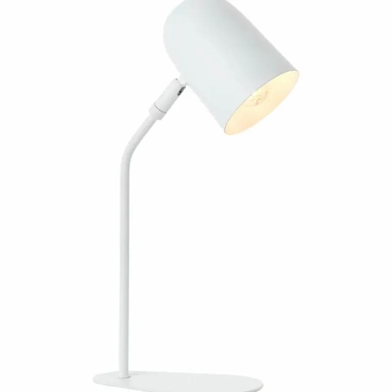 Luminaires Scandinaves-Luminaires Brilliant Lampe de table Brilliant Tong Blanc, 1 lumière