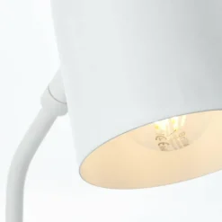 Luminaires Scandinaves-Luminaires Brilliant Lampe de table Brilliant Tong Blanc, 1 lumière