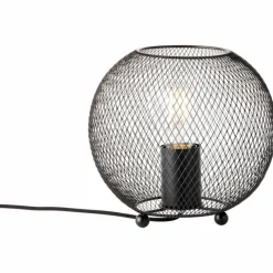 Luminaires Rustiques-Luminaires Brilliant Lampe de table Brilliant SOCO Noir, 1 lumière