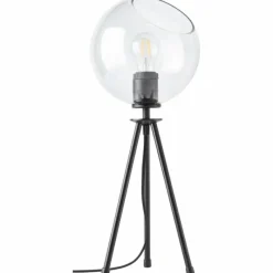 Luminaires Brilliant Lampe de table Brilliant AFTON Noir, Transparent, 2 lumières