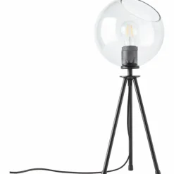 Luminaires Brilliant Lampe de table Brilliant AFTON Noir, Transparent, 2 lumières