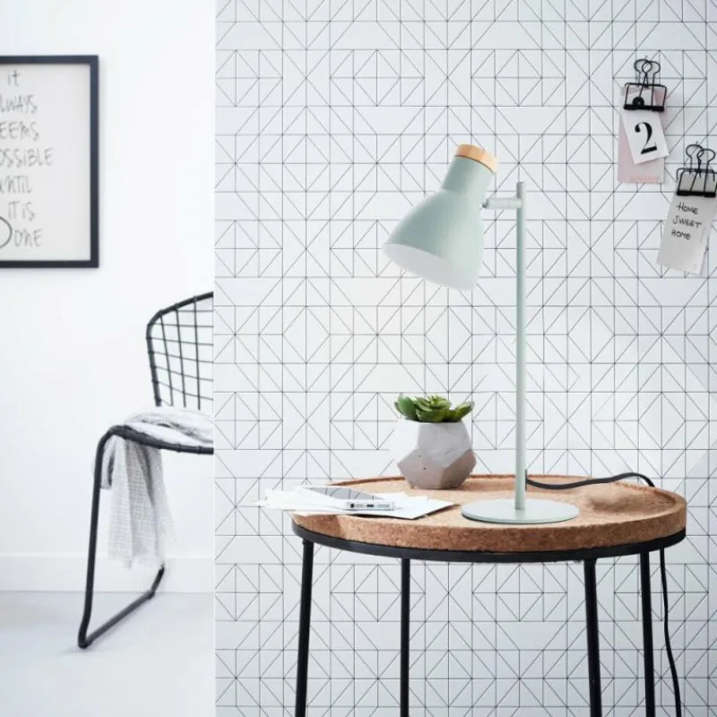 Luminaires Scandinaves-Luminaires Brilliant Lampe de table Brilliant VENEA Vert, 1 lumière